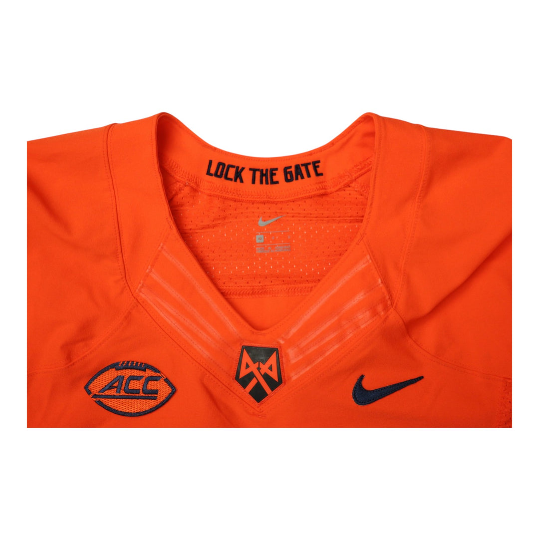 Syracuse University Game Issued #99 Home Orange Football Jersey Syracuse LOA