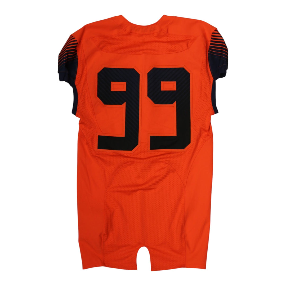 Syracuse University Game Issued #99 Home Orange Football Jersey Syracuse LOA