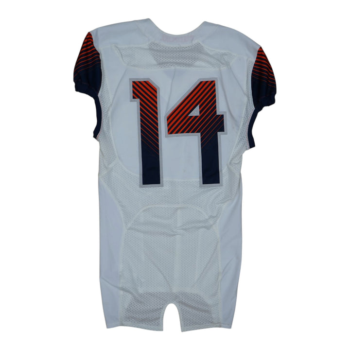 Syracuse University Game Issued #14 Away White Football Jersey Syracuse LOA