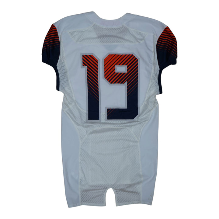 Syracuse University Game Issued #19 Away White Football Jersey Syracuse LOA