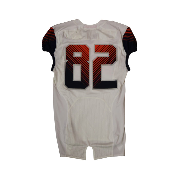 Syracuse University Game Issued #82 Away White Football Jersey Syracuse LOA