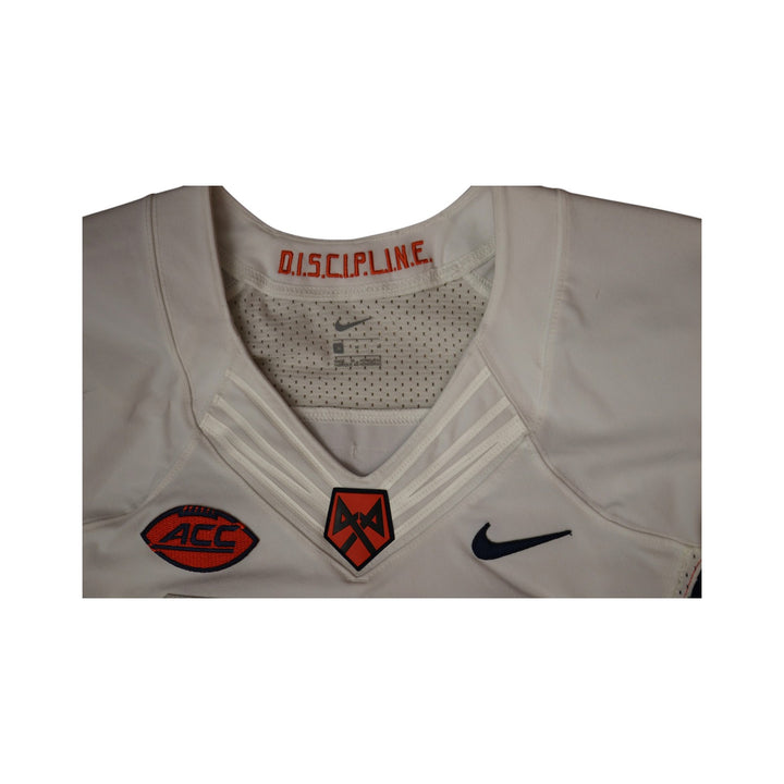 Syracuse University Game Issued #83 Away White Football Jersey Syracuse LOA