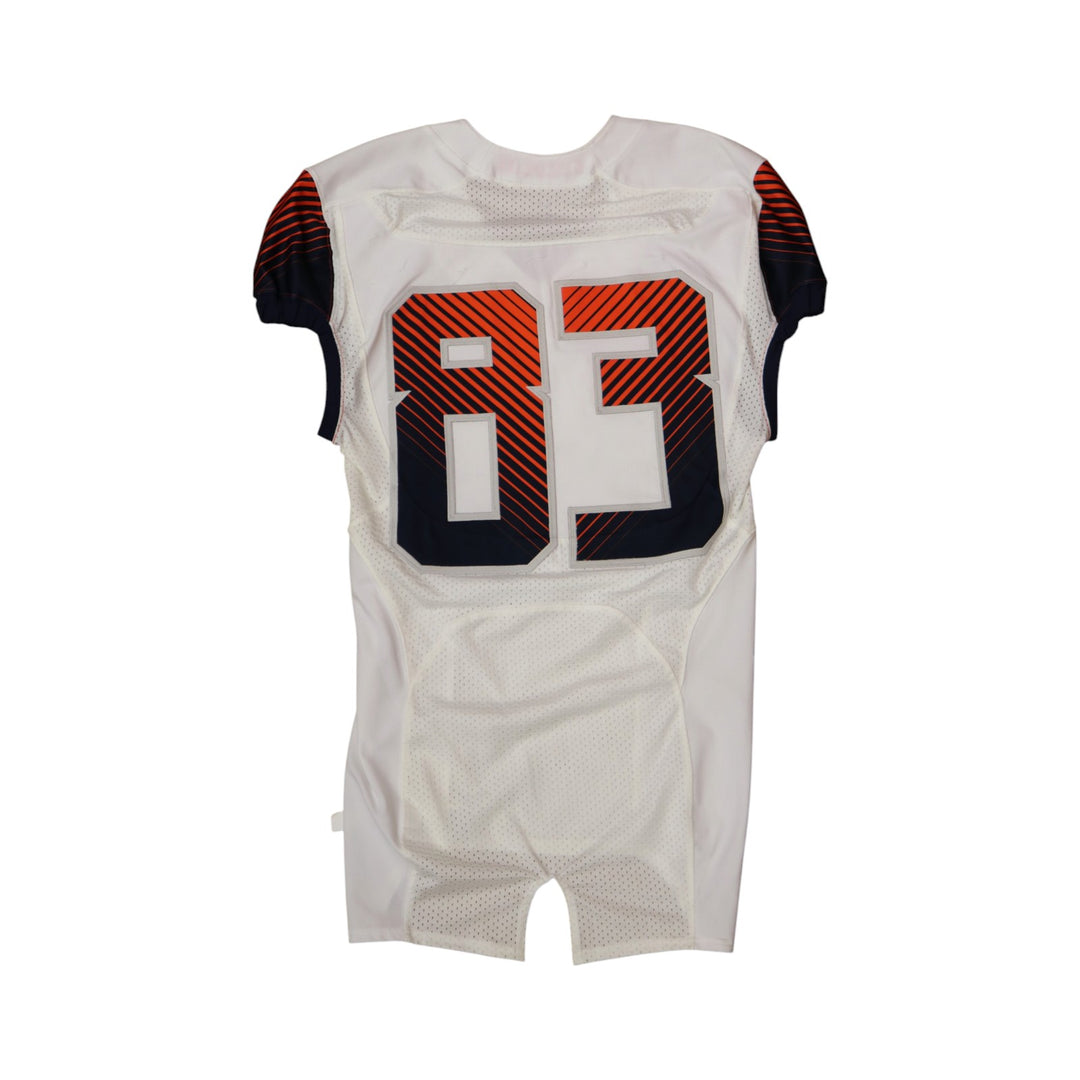 Syracuse University Game Issued #83 Away White Football Jersey Syracuse LOA