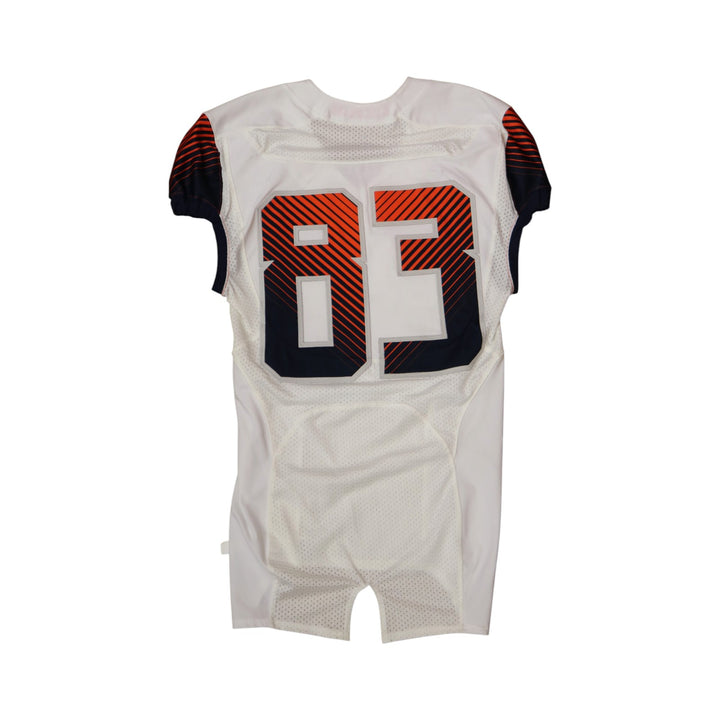 Syracuse University Game Issued #83 Away White Football Jersey Syracuse LOA