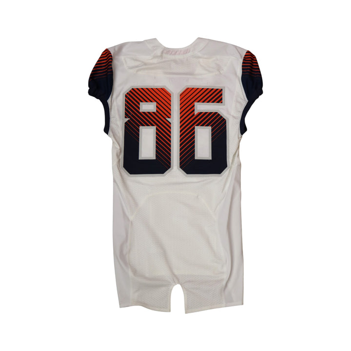 Syracuse University Game Issued #86 Away White Football Jersey Syracuse LOA