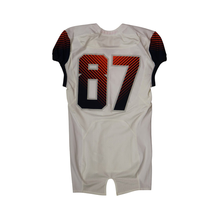 Syracuse University Game Issued #87 Away White Football Jersey Syracuse LOA