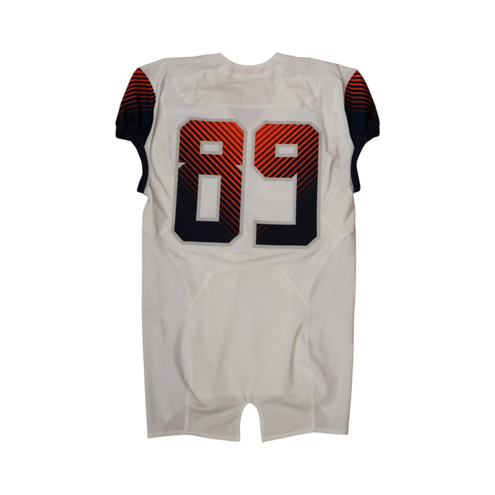 Syracuse University Game Issued #89 Away White Football Jersey Syracuse LOA