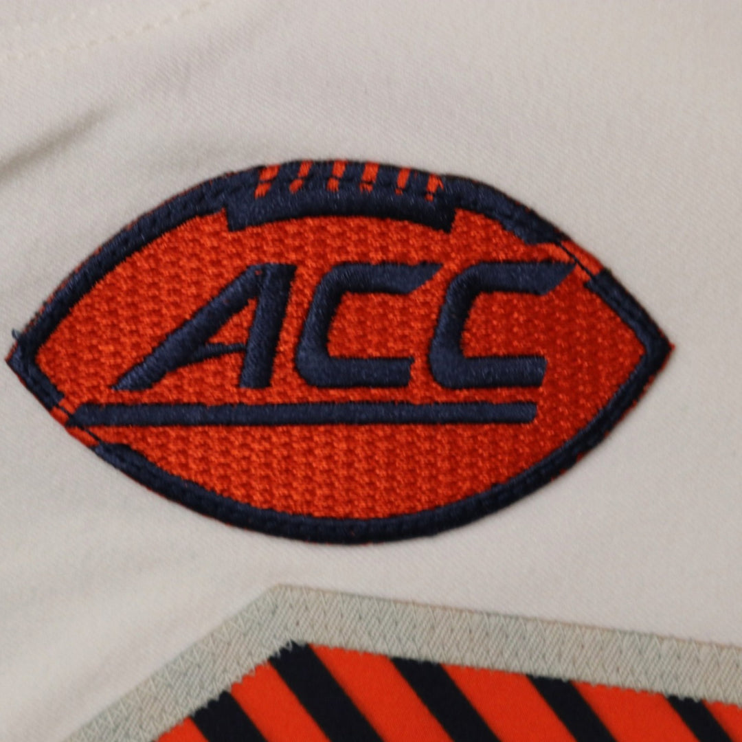 Syracuse University Game Issued #90 Away White Football Jersey Syracuse LOA