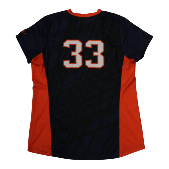 Syracuse Orange Game-Issued #33 Blue Softball Jersey LOA