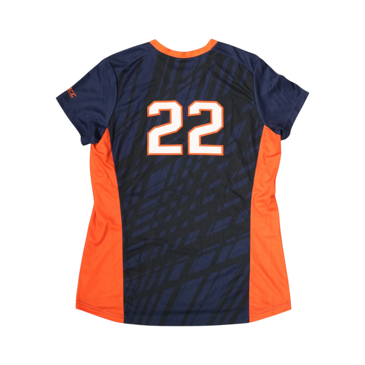 Syracuse Orange Game-Issued #22 Blue Softball Jersey LOA