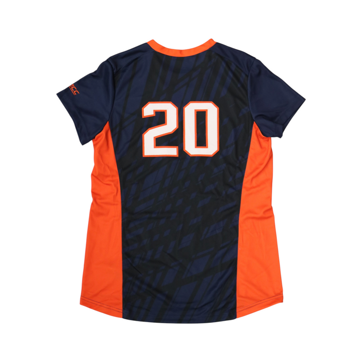 Syracuse Orange Game-Issued #20 Blue Softball Jersey LOA