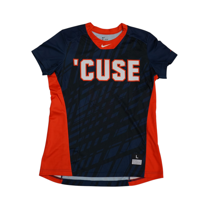 Syracuse Orange Game-Issued #20 Blue Softball Jersey LOA
