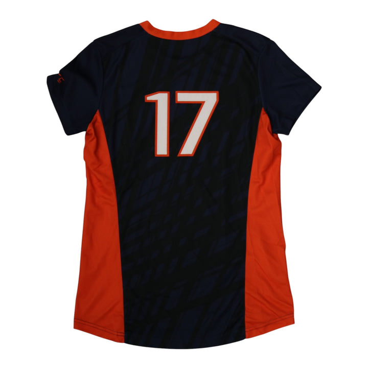 Syracuse Orange Game-Issued #17 Blue Softball Jersey LOA