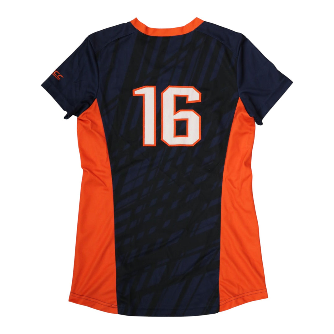 Syracuse Orange Game-Issued #16 Blue Softball Jersey LOA