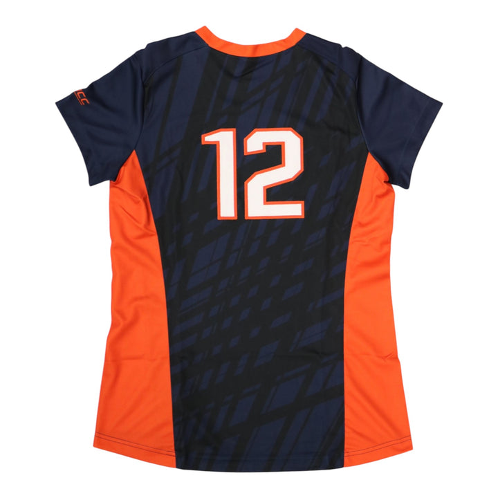 Syracuse Orange Game-Issued #12 Blue Softball Jersey LOA