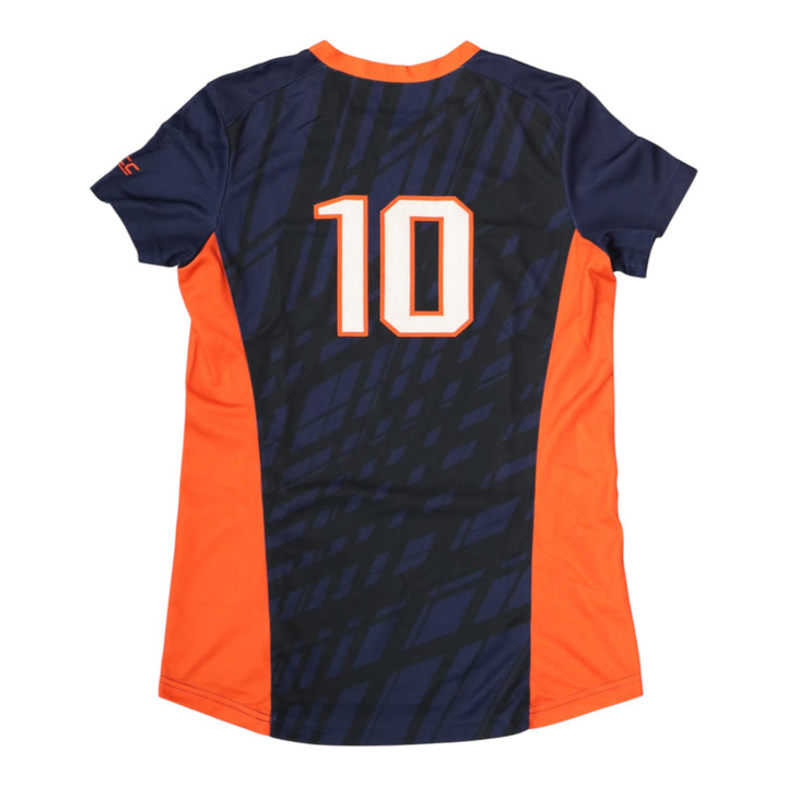 Syracuse Orange Game-Issued #10 Blue Softball Jersey LOA