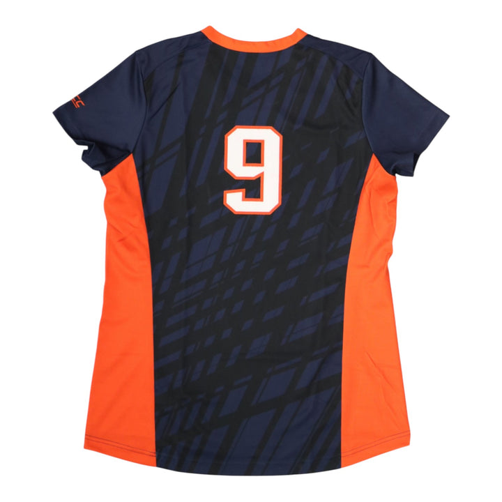 Syracuse Orange Game-Issued #9 Blue Softball Jersey LOA