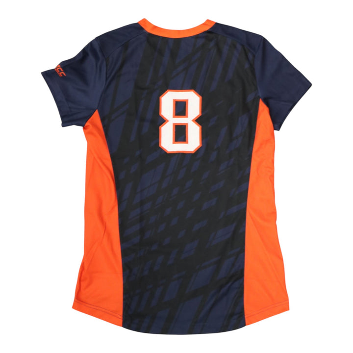 Syracuse Orange Game-Issued #8 Blue Softball Jersey LOA