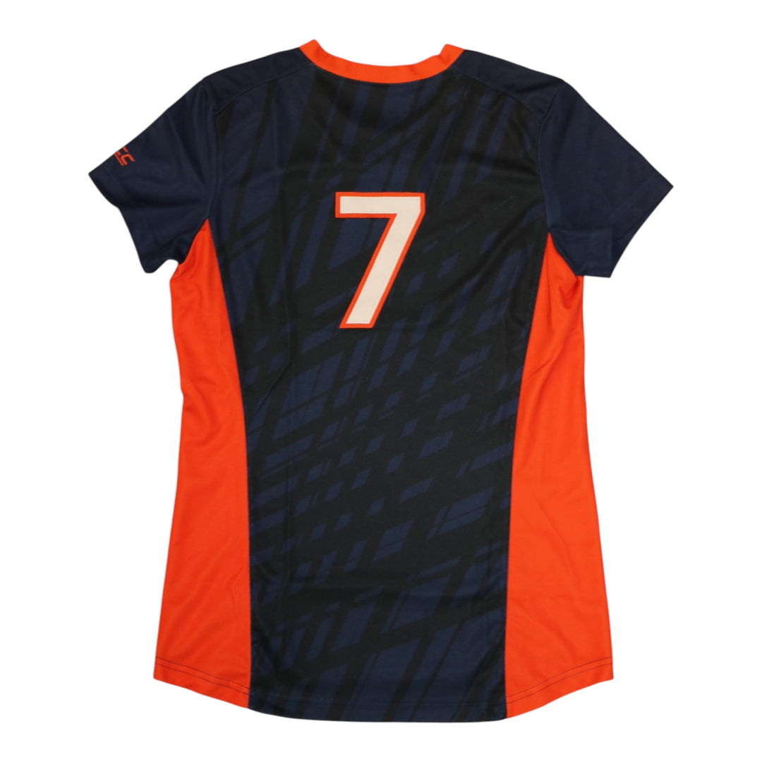 Syracuse Orange Game-Issued #7 Blue Softball Jersey LOA