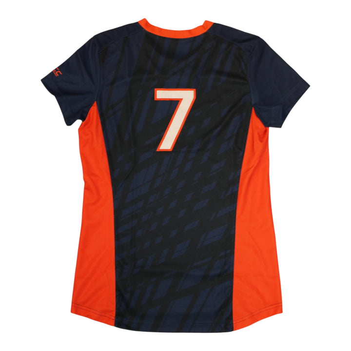 Syracuse Orange Game-Issued #7 Blue Softball Jersey LOA
