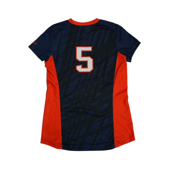 Syracuse Orange Game-Issued #5 Blue Softball Jersey LOA