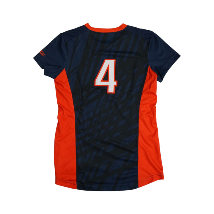 Syracuse Orange Game-Issued #4 Blue Softball Jersey LOA