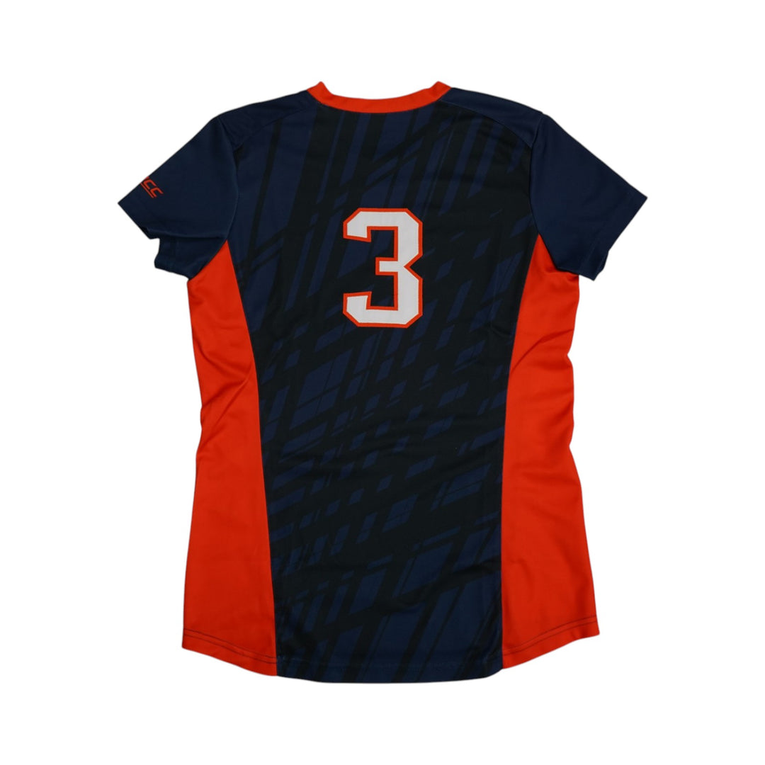 Syracuse Orange Game-Issued #3 Blue Softball Jersey LOA