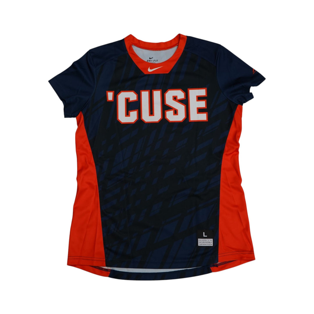 Syracuse Orange Game-Issued #2 Blue Softball Jersey LOA