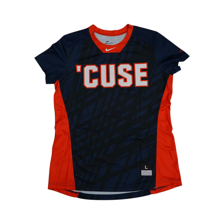 Syracuse Orange Game-Issued #2 Blue Softball Jersey LOA
