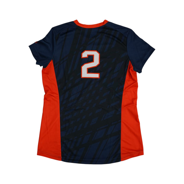 Syracuse Orange Game-Issued #2 Blue Softball Jersey LOA