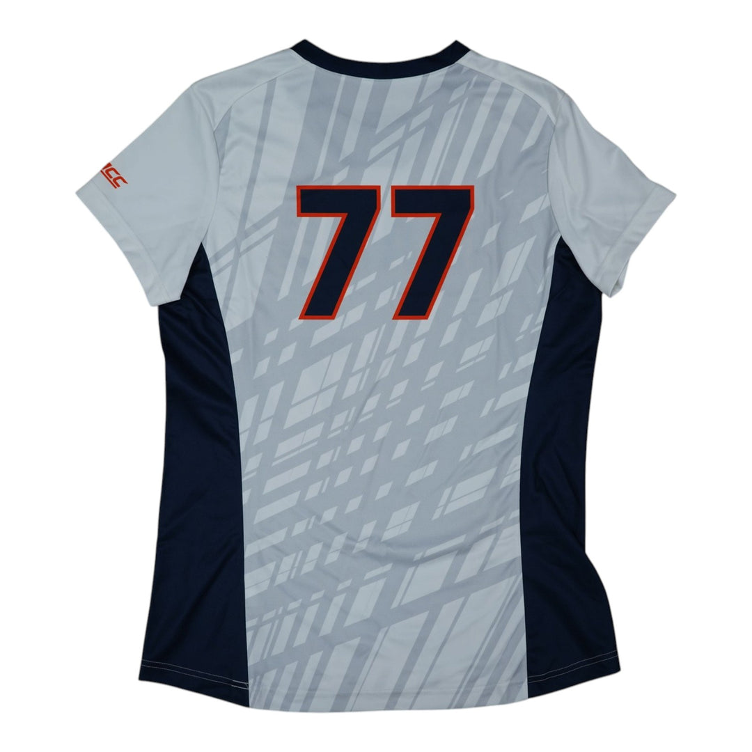Syracuse Orange Game-Issued #77 White Softball Jersey LOA