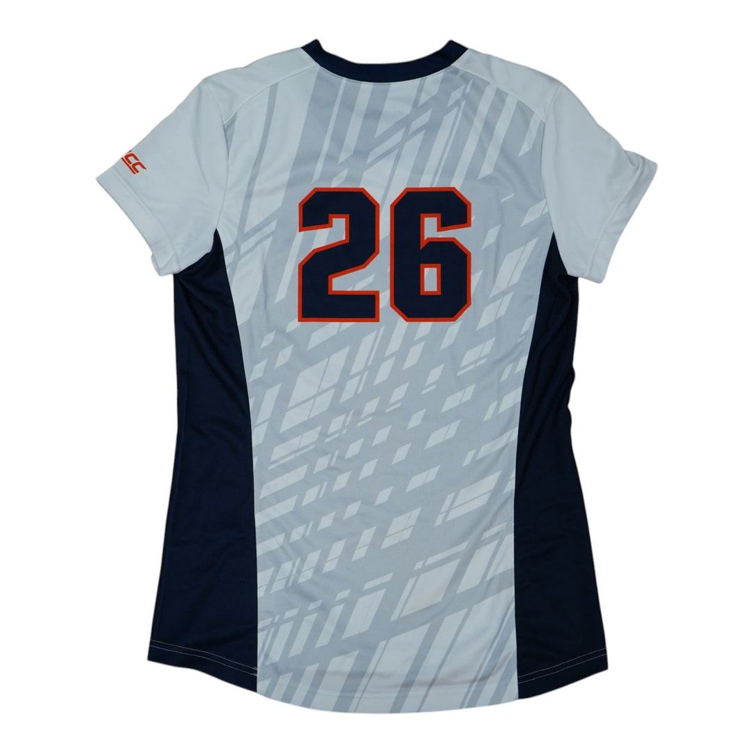 Syracuse Orange Game-Issued #26 White Softball Jersey LOA