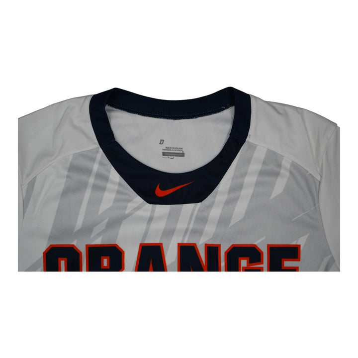 Syracuse Orange Game-Issued #23 White Softball Jersey LOA