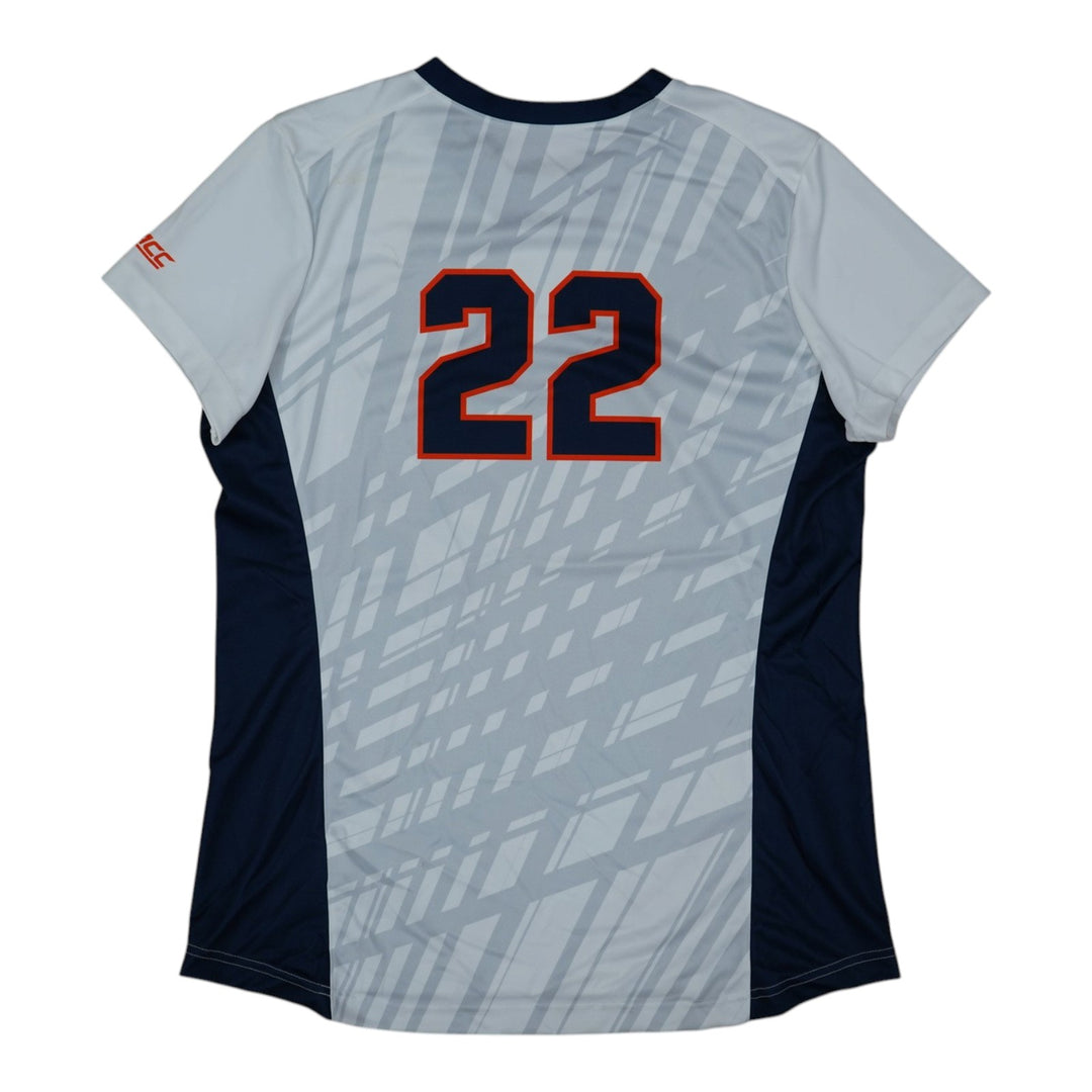 Syracuse Orange Game-Issued #22 White Softball Jersey LOA