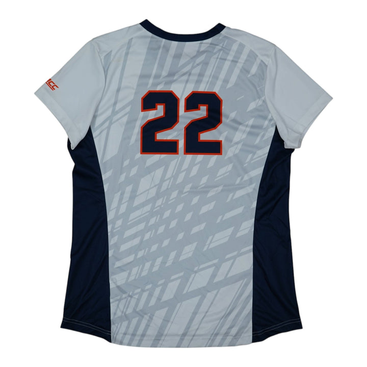 Syracuse Orange Game-Issued #22 White Softball Jersey LOA