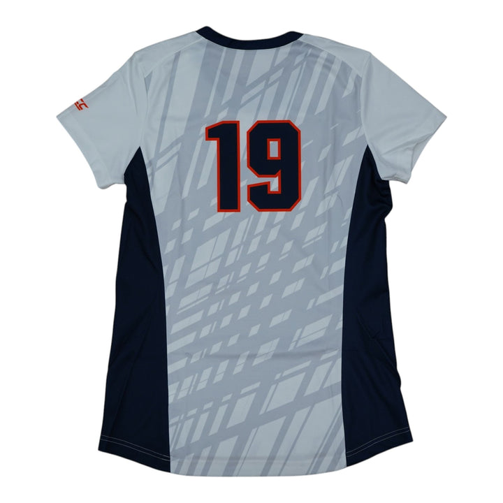 Syracuse Orange Game-Issued #19 White Softball Jersey LOA
