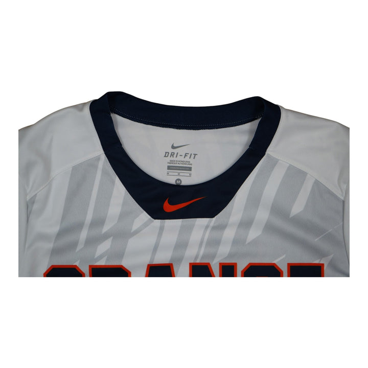 Syracuse Orange Game-Issued #18 White Softball Jersey LOA