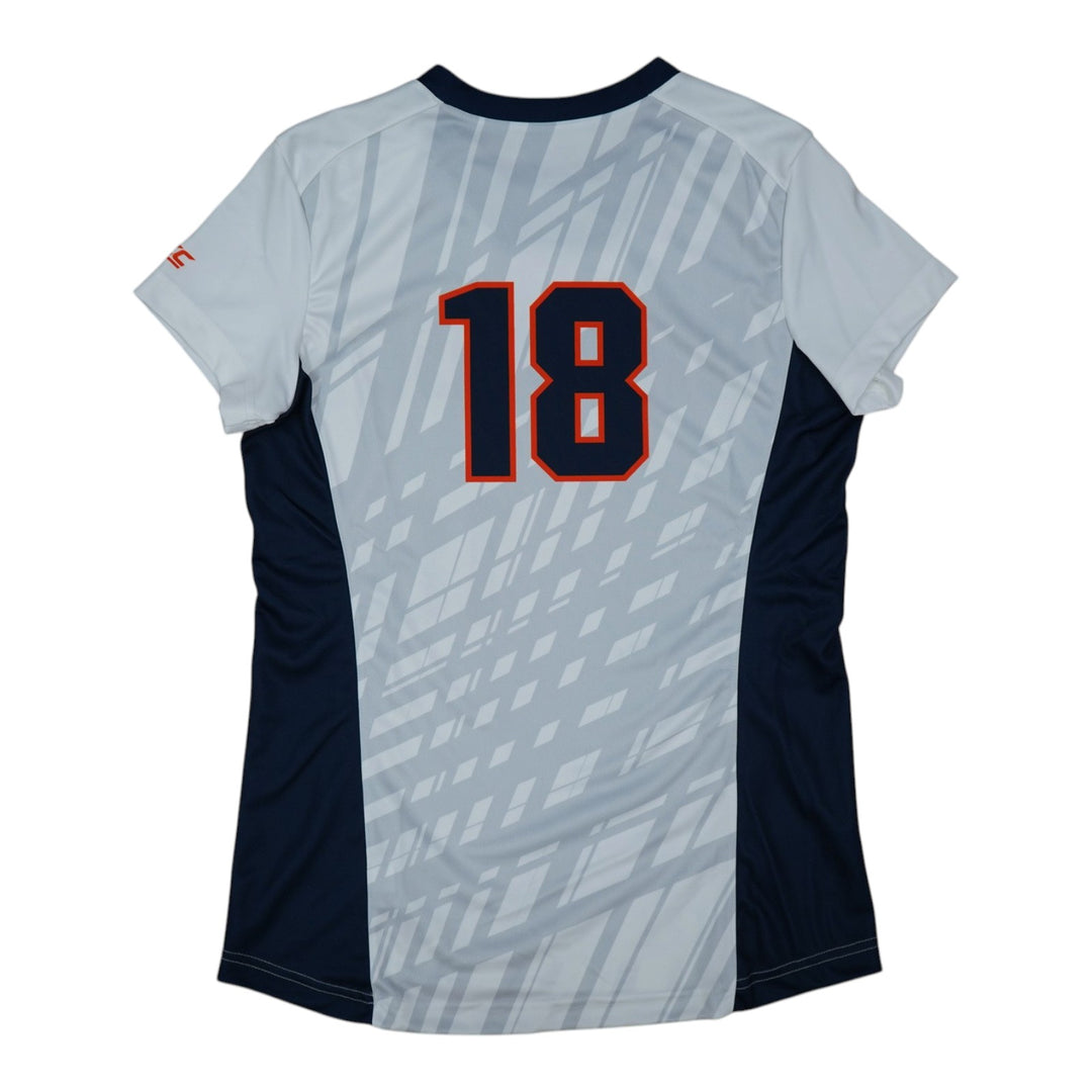 Syracuse Orange Game-Issued #18 White Softball Jersey LOA