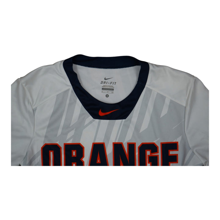 Syracuse Orange Game-Issued #16 White Softball Jersey LOA