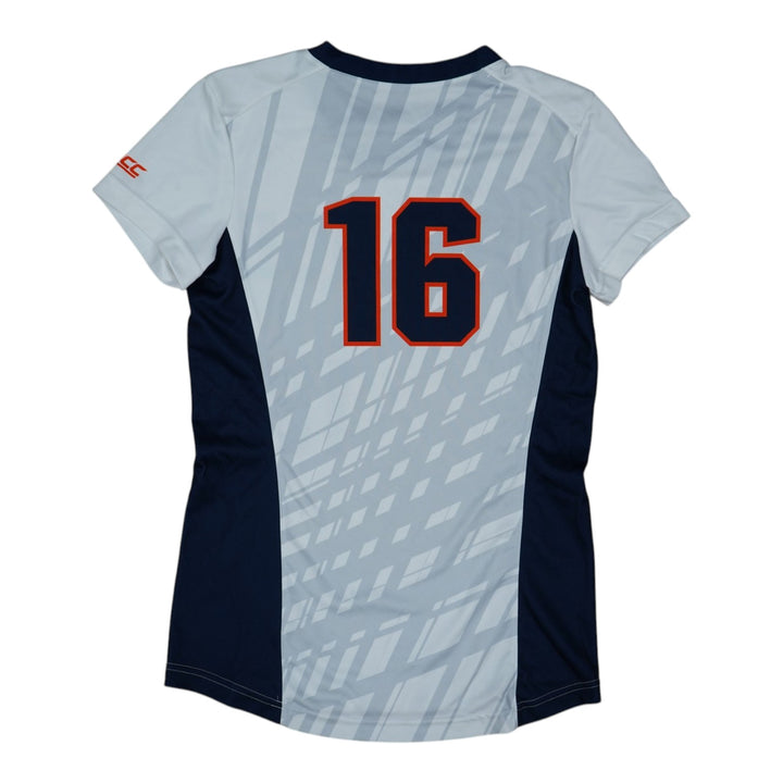 Syracuse Orange Game-Issued #16 White Softball Jersey LOA