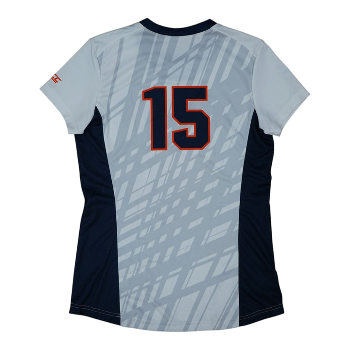 Syracuse Orange Game-Issued #15 White Softball Jersey LOA