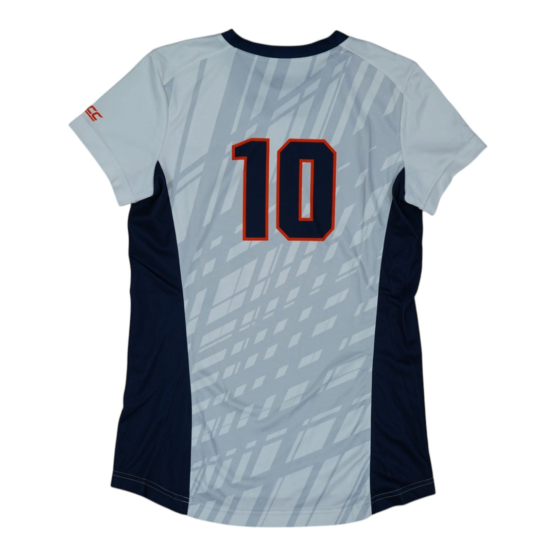Syracuse Orange Game-Issued #10 White Softball Jersey LOA
