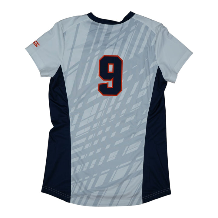 Syracuse Orange Game-Issued #9 White Softball Jersey LOA