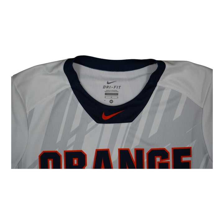 Syracuse Orange Game-Issued #7 White Softball Jersey LOA