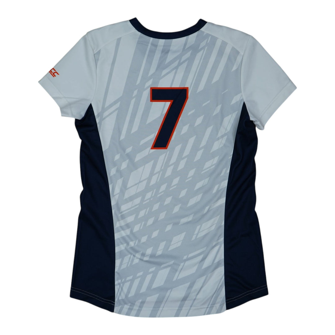 Syracuse Orange Game-Issued #7 White Softball Jersey LOA