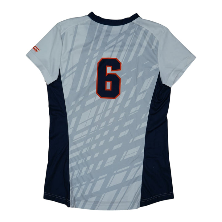 Syracuse Orange Game-Issued #6 White Softball Jersey LOA