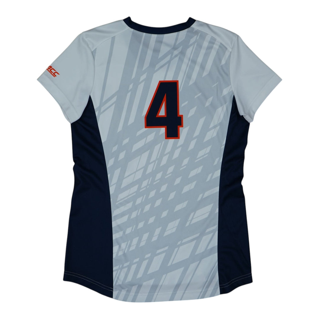 Syracuse Orange Game-Issued #4 White Softball Jersey LOA