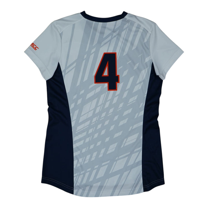 Syracuse Orange Game-Issued #4 White Softball Jersey LOA