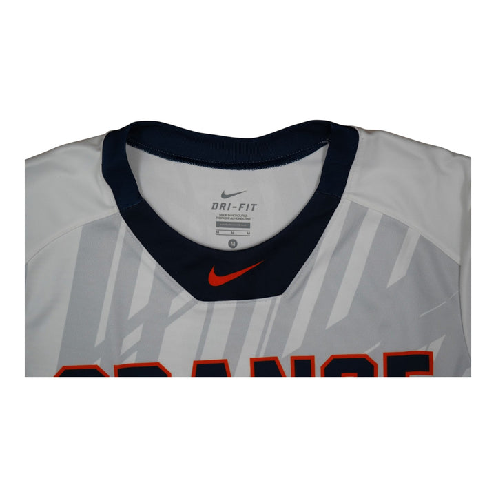 Syracuse Orange Game-Issued #3 White Softball Jersey LOA