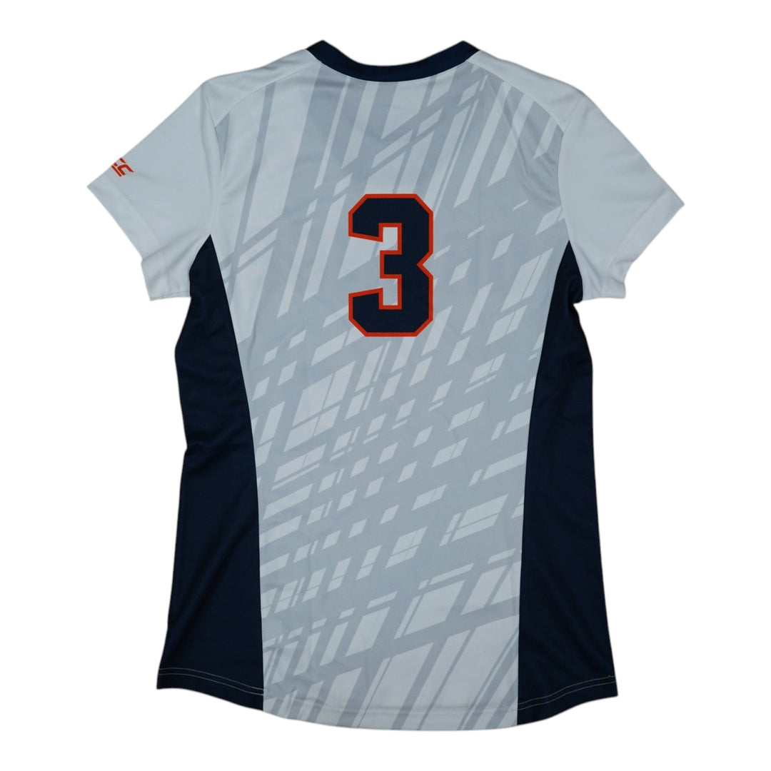 Syracuse Orange Game-Issued #3 White Softball Jersey LOA